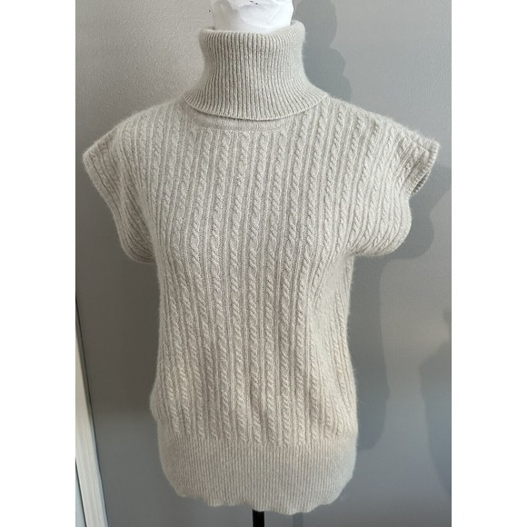 VTG LIZ CLAIBORNE Lamb's Wool  & Angora Rabbit Hair Sweater Pullover Womens L - Picture 1 of 5